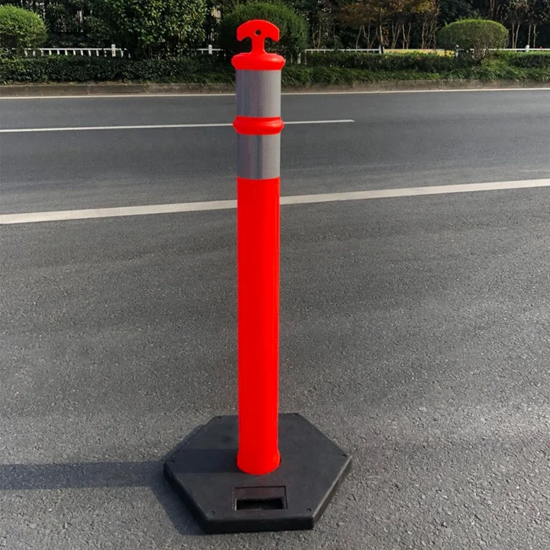 115cm Traffic Bollard Reflective Traffic Delineator PE Warning Post