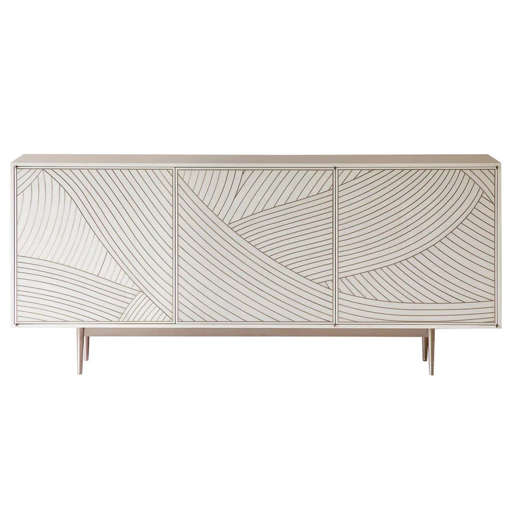 New arrival designer modern buffet dining room cabinet kitchen sideboard cabinet wood Large Sideboard