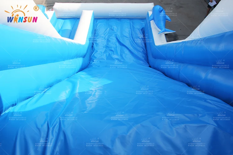 Custom Logo Printed playground Inflatable Outdoor Water Park Slides