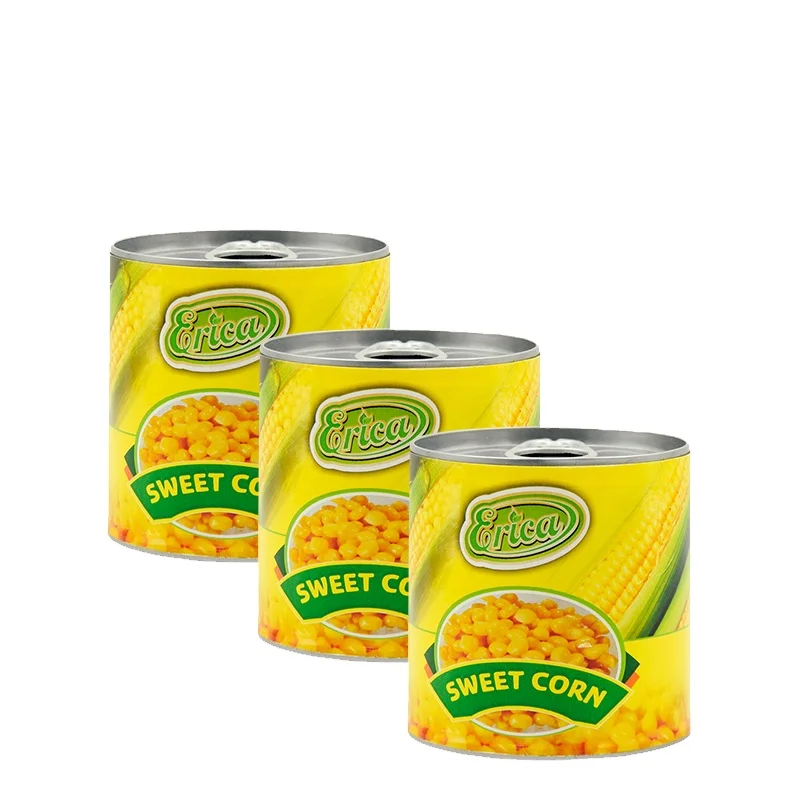 Corn Kernels 184G ODM/OEM Available Easy Open Canned Sweet Corn Export High Quality Sweet Hot Sell China Custom Water FREE CHN