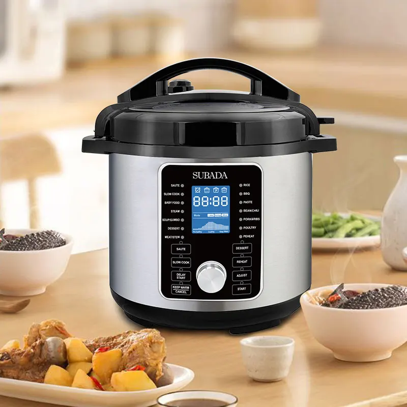 Smart Multifunction Electric Pressure Cooker with 5L 6L Pressure ss  container inner Pot