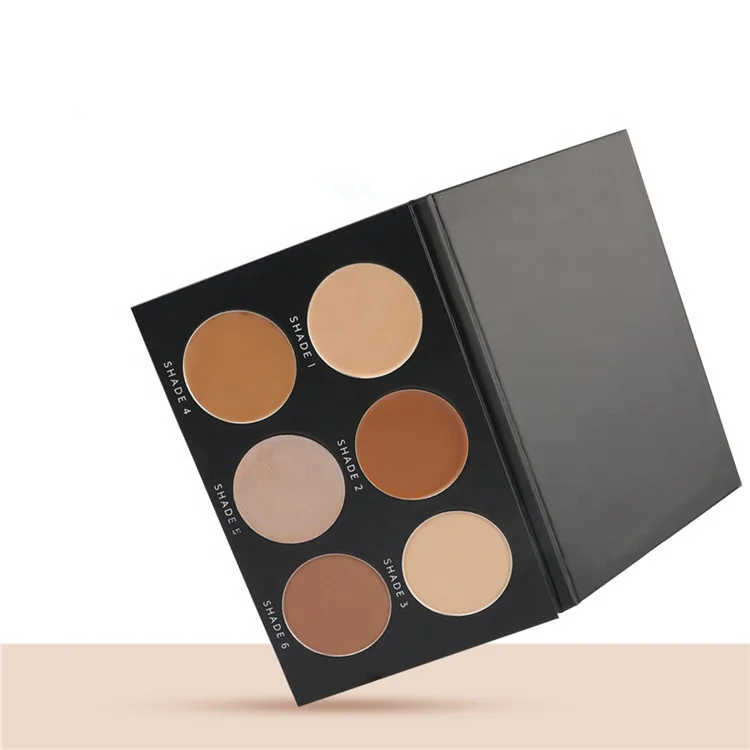 Brighten Skin Tone Contour Concealer Highlighter Pressed Powder Palette For Makeup