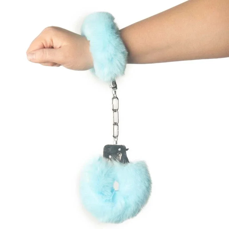 made in china stainless steel metal fur handcuff gadget adult game hen party sex toys cosplay kub taiwan handcuffs for prop