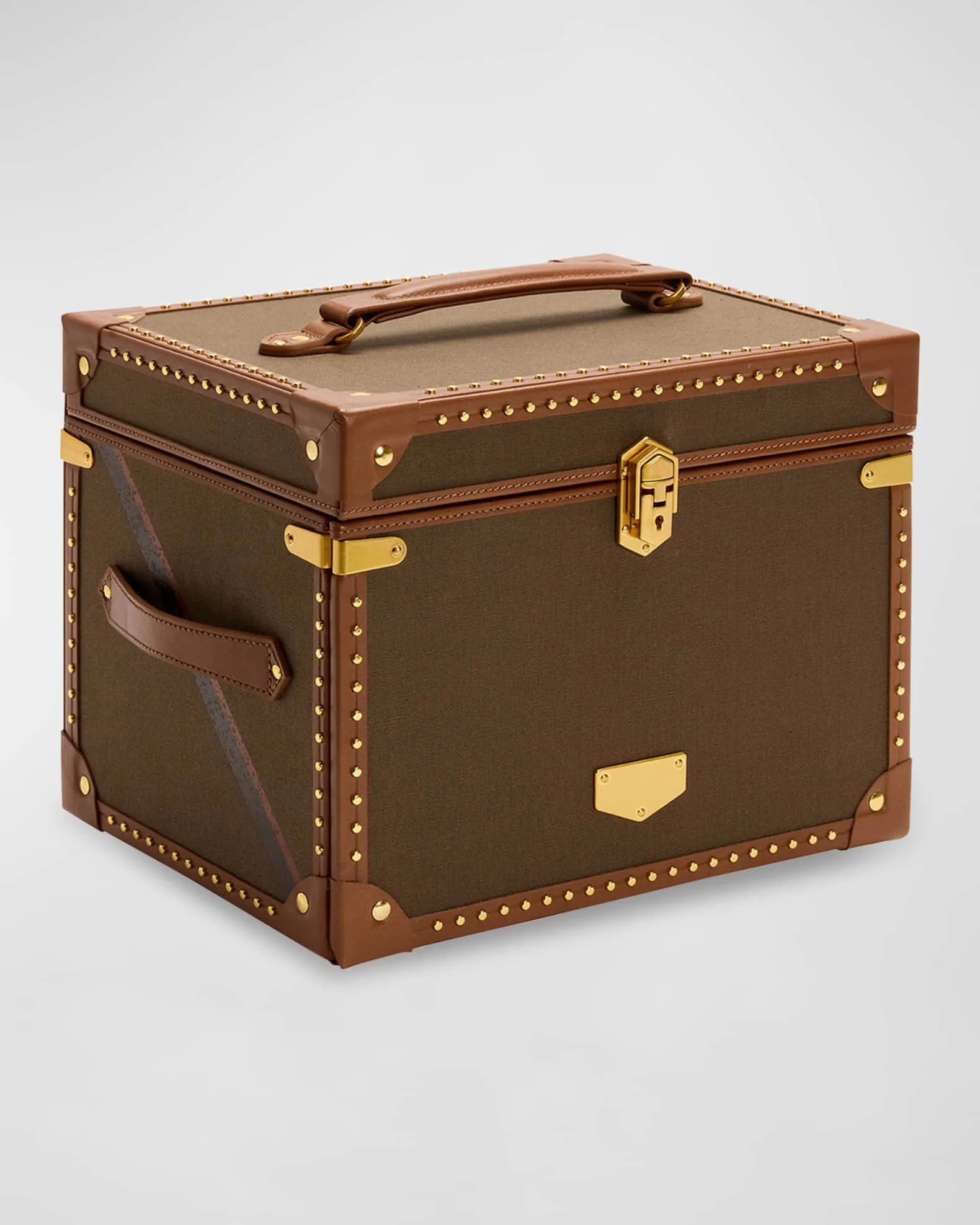 Luxury jewelry box custom necklace organizer trunk premium display case