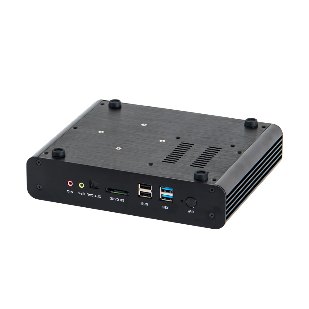  Игровой ПК Nuc без вентилятора мини-компьютер Core i7 8565U/7560U i5 8250U/7260U 2 * DDR4 M.2 + Msata 5 'SATA 4K HTPC Nettop
