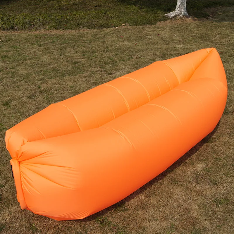 
Easy Open Outdoor Camping Inflatable Lounger Air Chair Lazy Sofa Bed With Carry Bag 