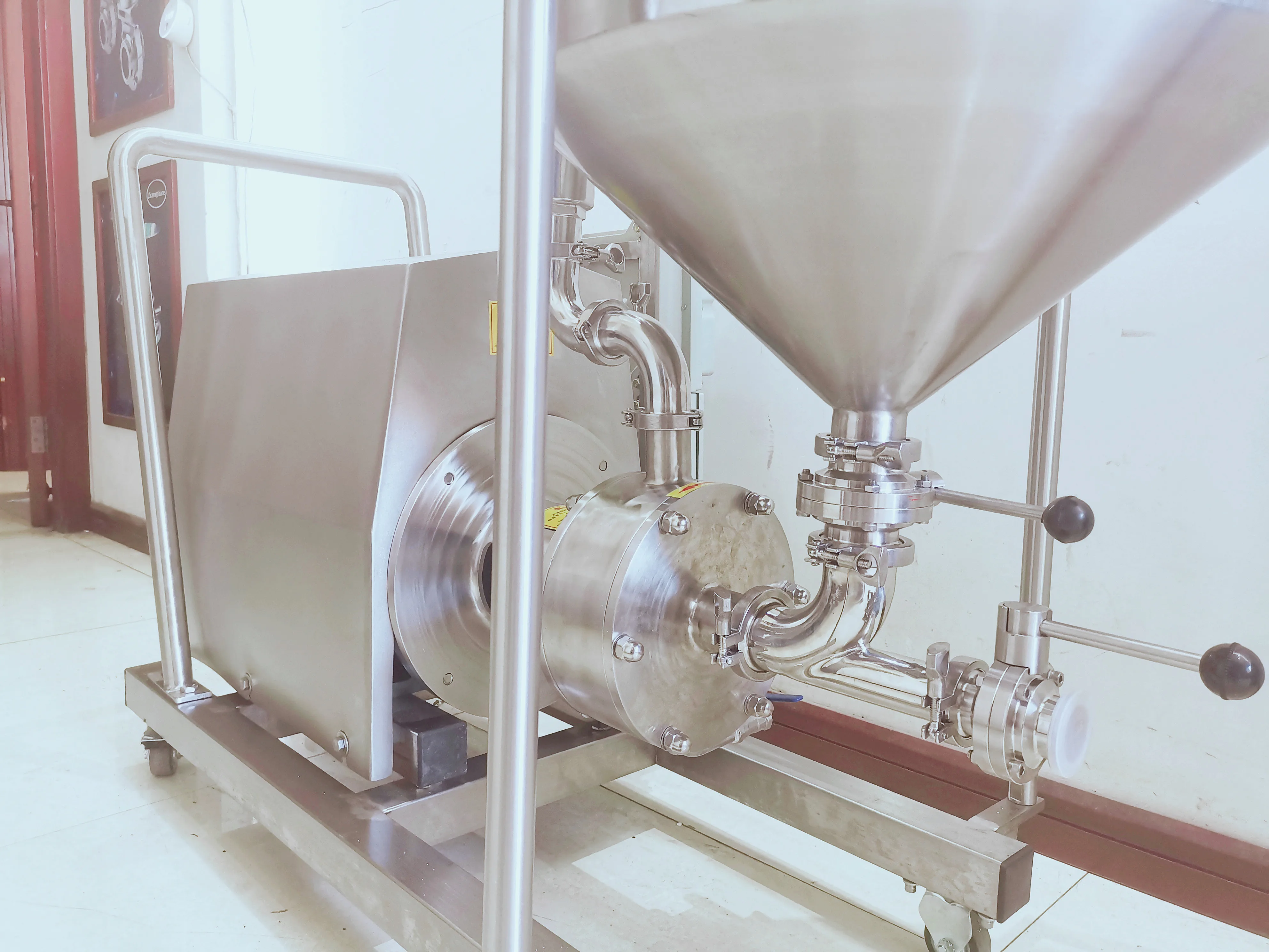 Factory supply inline mixer emulsify pump high shear homogenizer pump