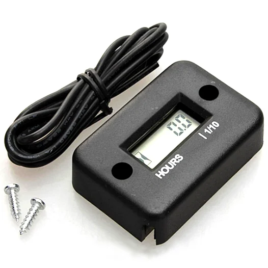 waterproof digital motorcycle hour counter hour meter