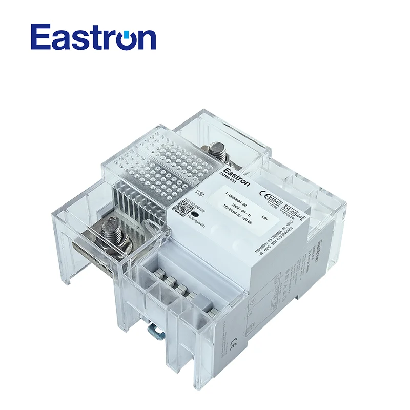 Eastron DCM6-200 DCM6-650 MID EV Charger Meter with Data Logger, Class 1 Accuracy Din Rail DC Charger kWh Meter