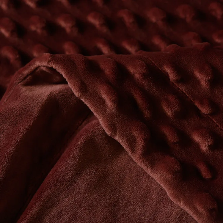 Lamb wool blanket soft and comfortable bubble blanket new massage compound double blanket