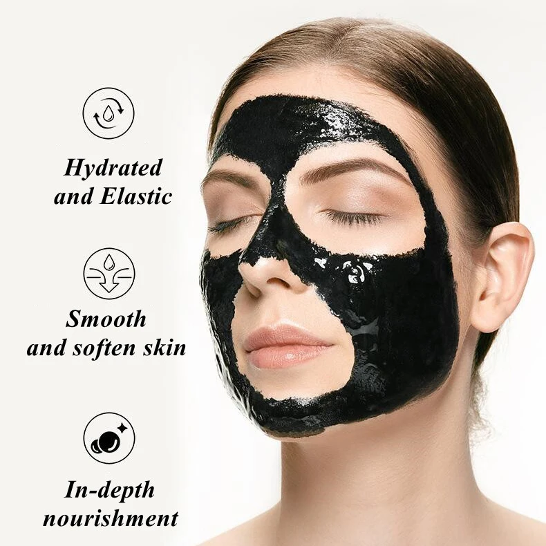Wholesale Private Brand  Skin Care  Dead Sea Mud Cleansing Black Nose Mask  Paste  Deep skin cleanser and removes the blackhead
