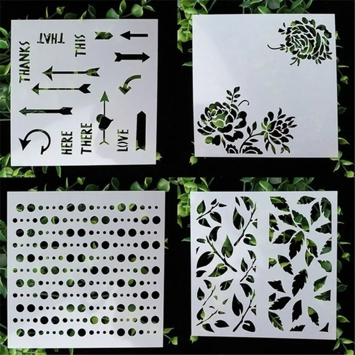 Фабрика изготовленный на заказ дизайн заплетания покраски стен тиснение шаблон многоразовые трафареты