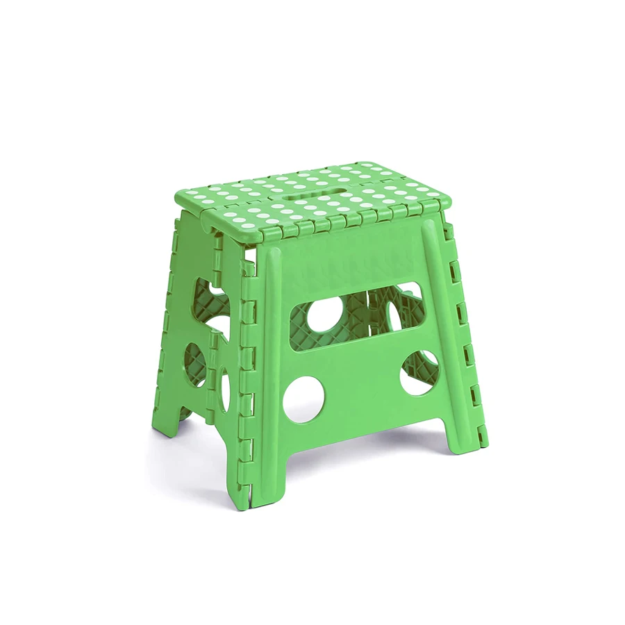 Компактный Пластиковый складной ступенчатый стул по заводской цене практичный нескользящий простой 13 дюймов для детей и
