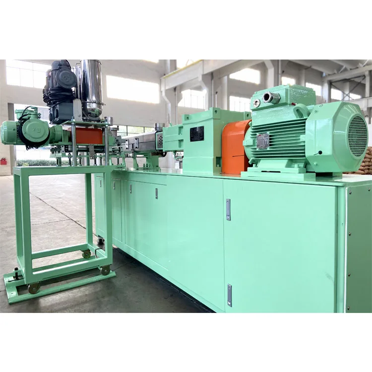 Mini Wood Pellet Pvc Granulator Recycling Pe Pipe Extrusion Production Line Making Machine