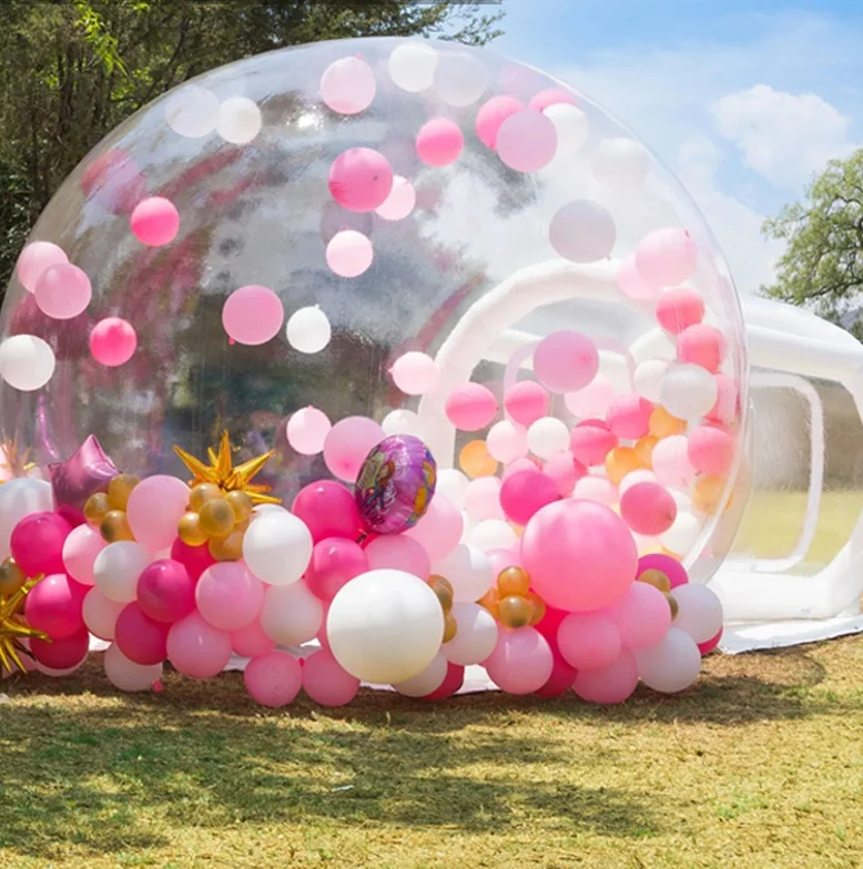 Kids Party Fun House Giant Clear Inflatable Crystal Igloo Dome Balloons Bubble Tent House Transparent Inflatable Bubble Home