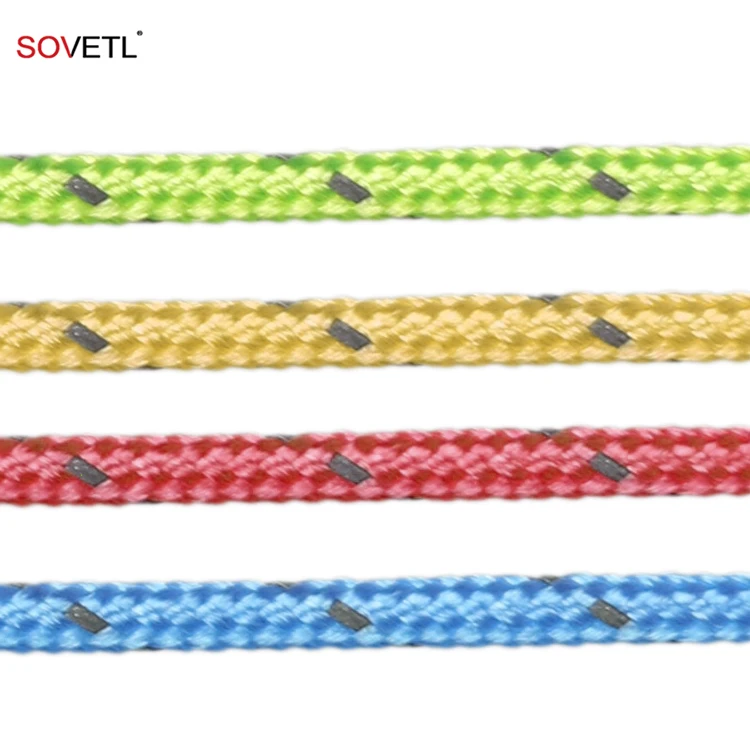 UHMWPE 1.8mm 2mm 2.5mm Reflective Rope High Strength HPPE String Abrasion Resistant Cord Anti Cut Lightweight uhmwpe Rope