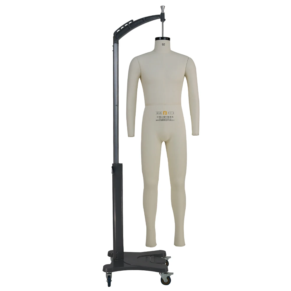 
full body male mannequin and dress form for fitting to the dressmaker 