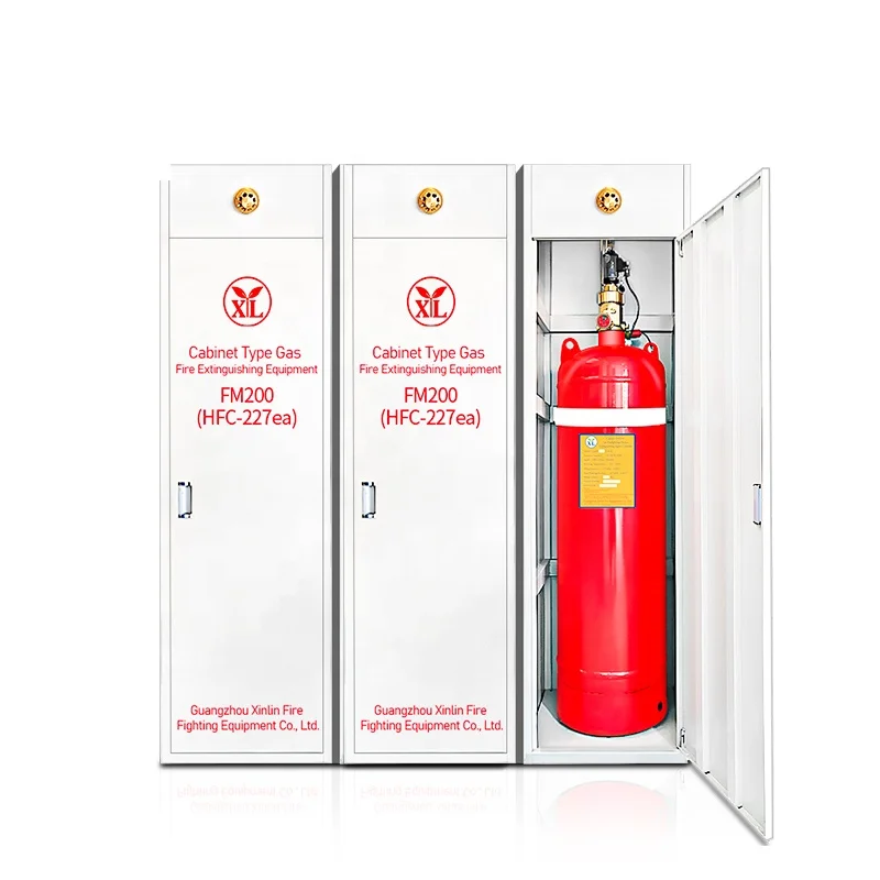 2.5MPa автоматическая система пожаротушения FM200 с чистым агентом Hfc-227ea газа