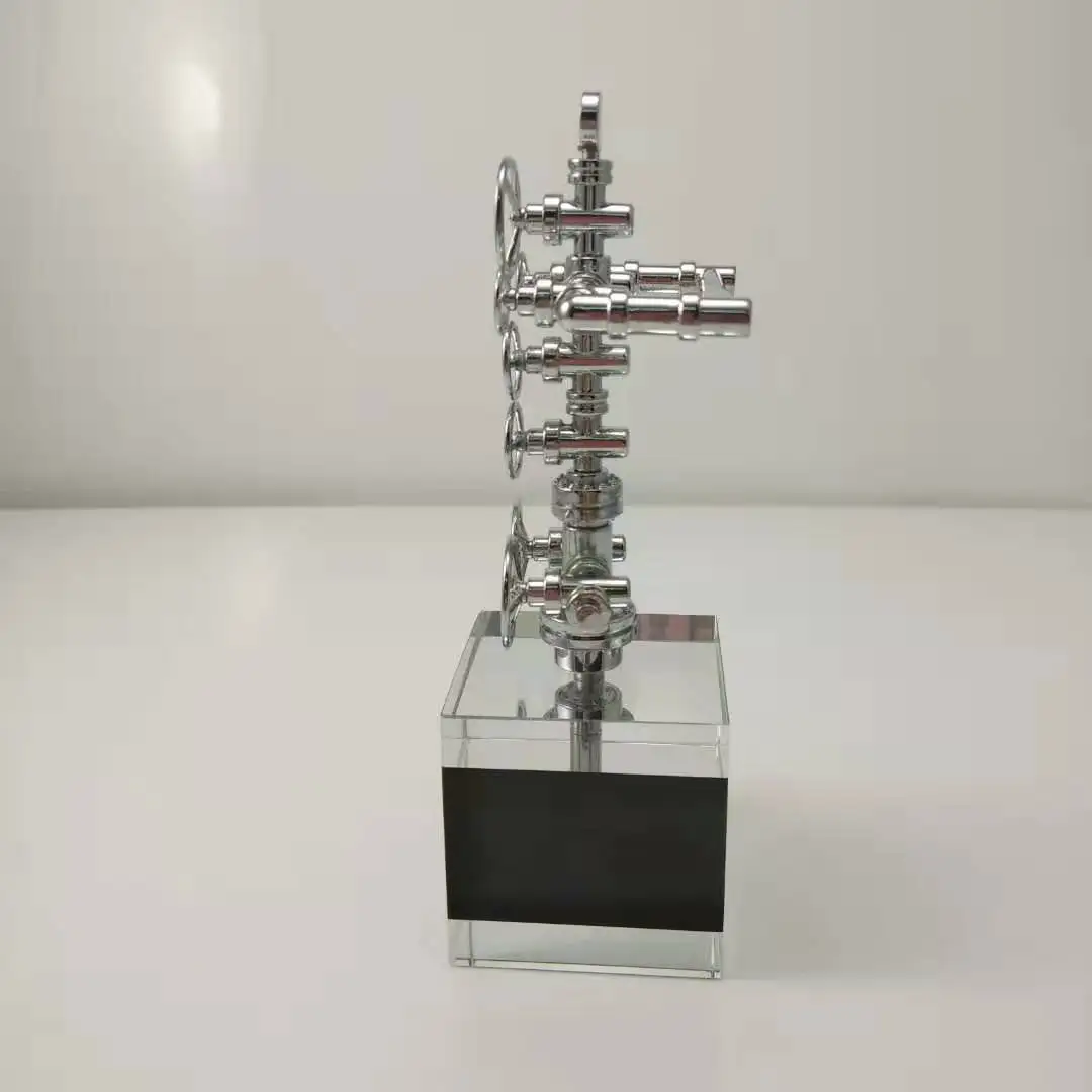 Hot selling crystal essential oil rig model gift set box packaging for home decorate CL123