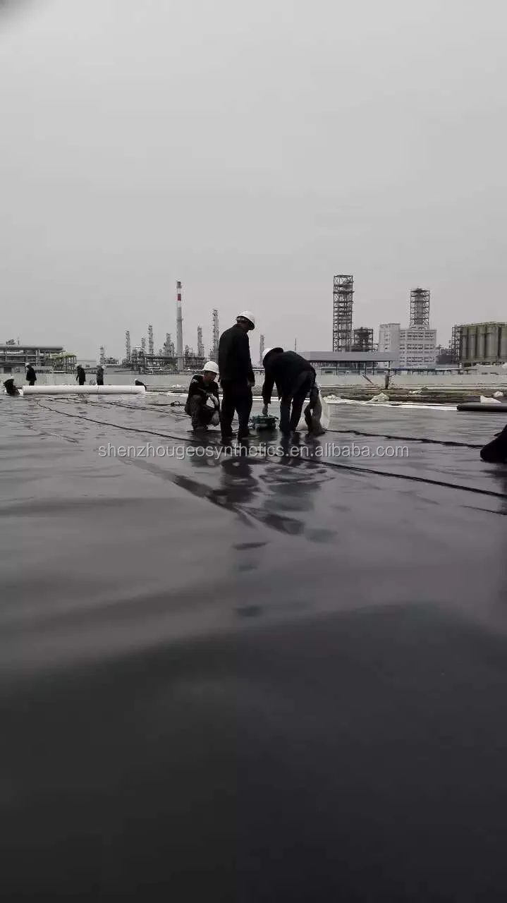 HDPE Waterproofing Plastic Geomembrane Sheet For Aquaculture Pond Liner cheap price geomembrane
