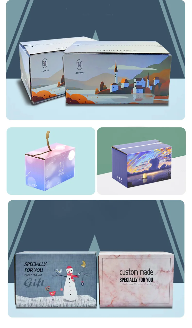 Custom Packaging Boxes - Design Your Own Box with Logo for Small Business and Products (Outside Print Only)