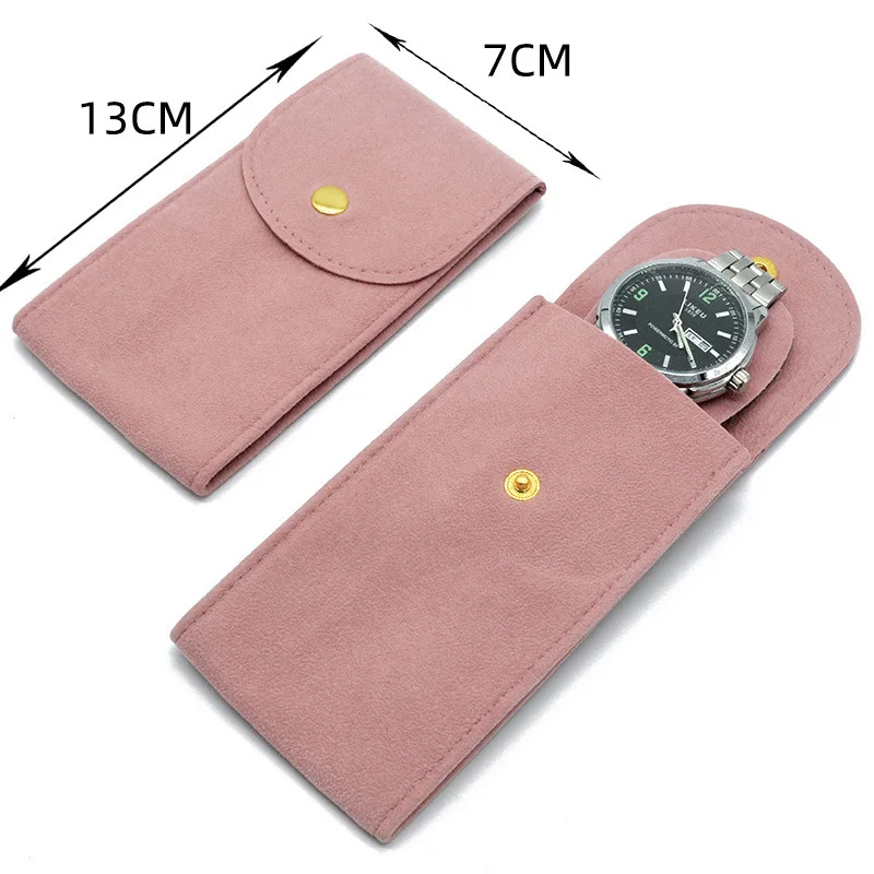 2023 Watch Travel Case for Men and Women Portable Velvet Watch Pouch Watch Storage Bag and Organizer