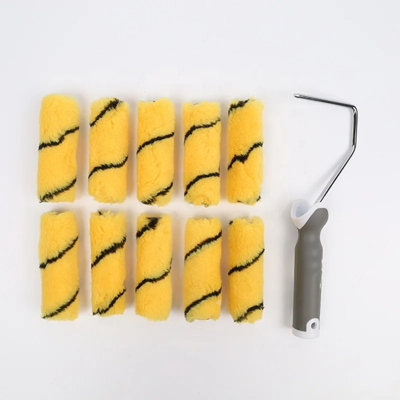 Wholesale made New Arrival Paint Roller Cover Acrylic Brush with plastic Handle