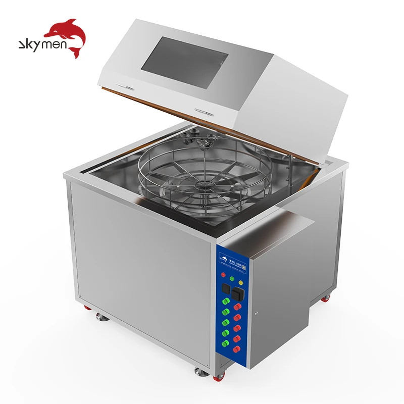 Rotating Parts Washer with High Pressure 360 Rotary Jet Spray Cleaning machine