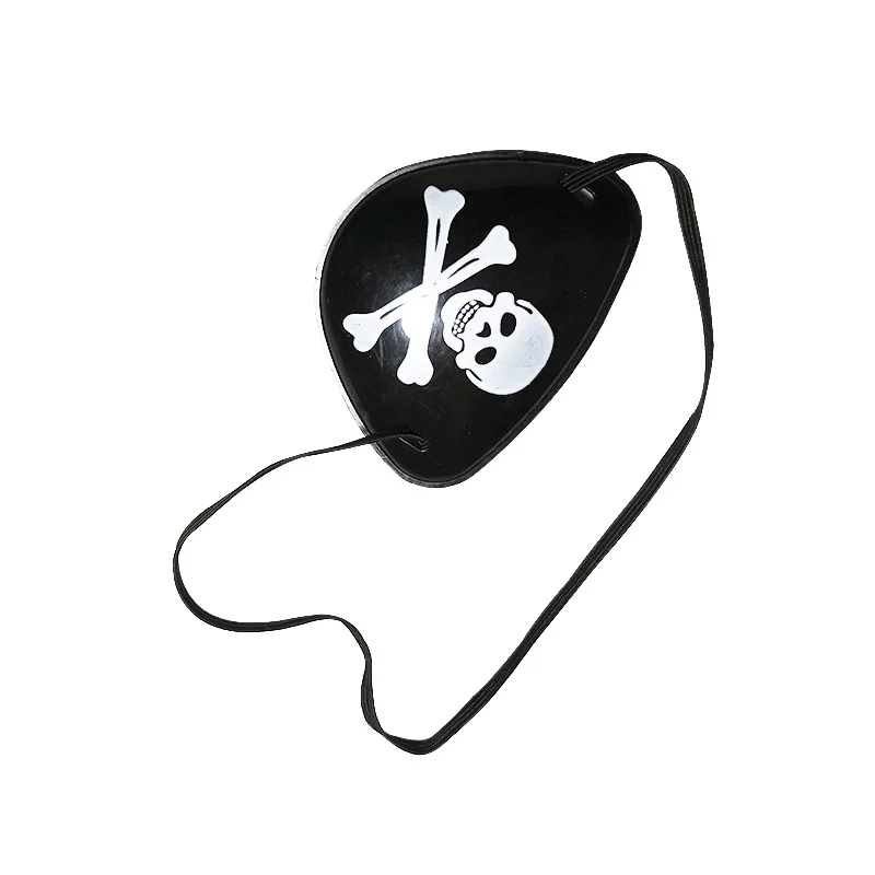 Halloween pirate eye patches black felt patches cosplay props pirate one eye eyepatch for Halloween Christmas pirate theme party