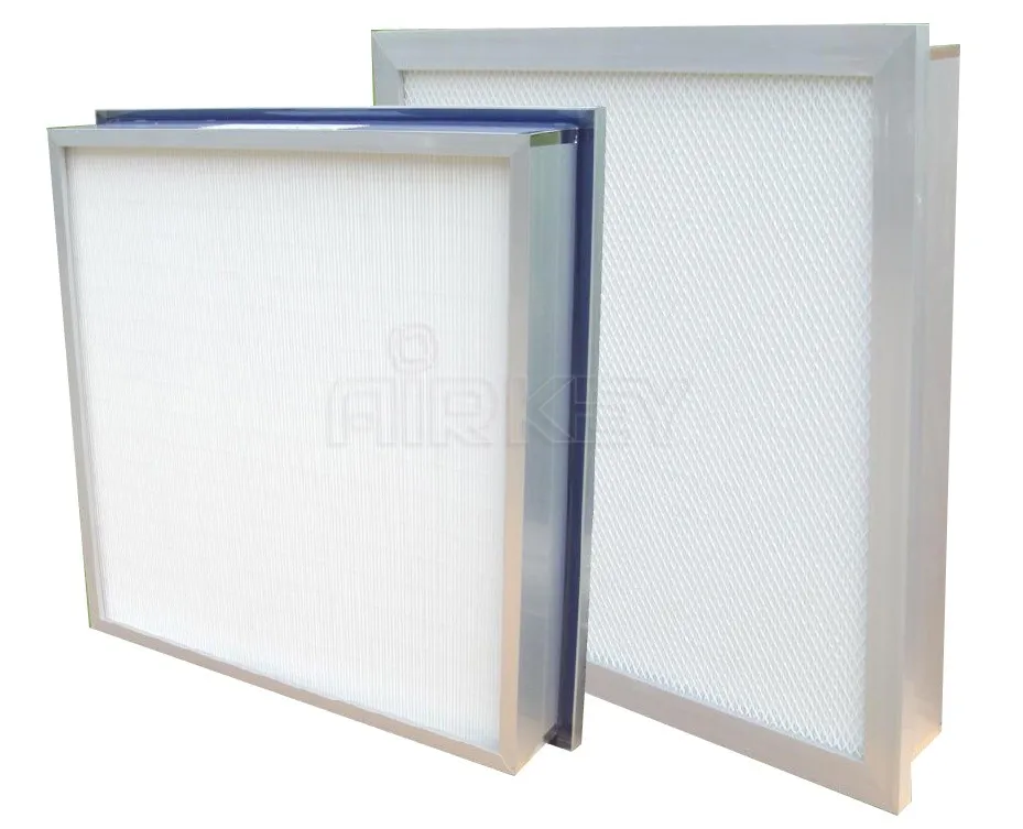 Air Filter with V-Bank Type Medium Efficiency for HVAC System Electronic Cleanroom Laboratory and Gas Turbine System