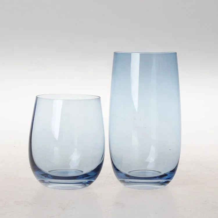 Wholesale premium drinking glasses clear stemless wine glasses for red wine juice water whisky wine glasses supplier