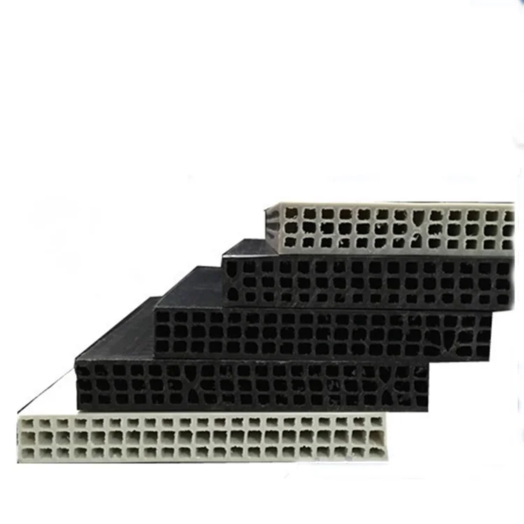 Modern new brown plastic formwork for construction