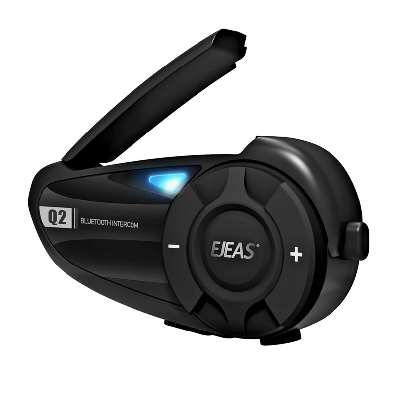 EJEAS 2-people 800m Full-duplex Helmet Bluetooth intercom with FM Radio