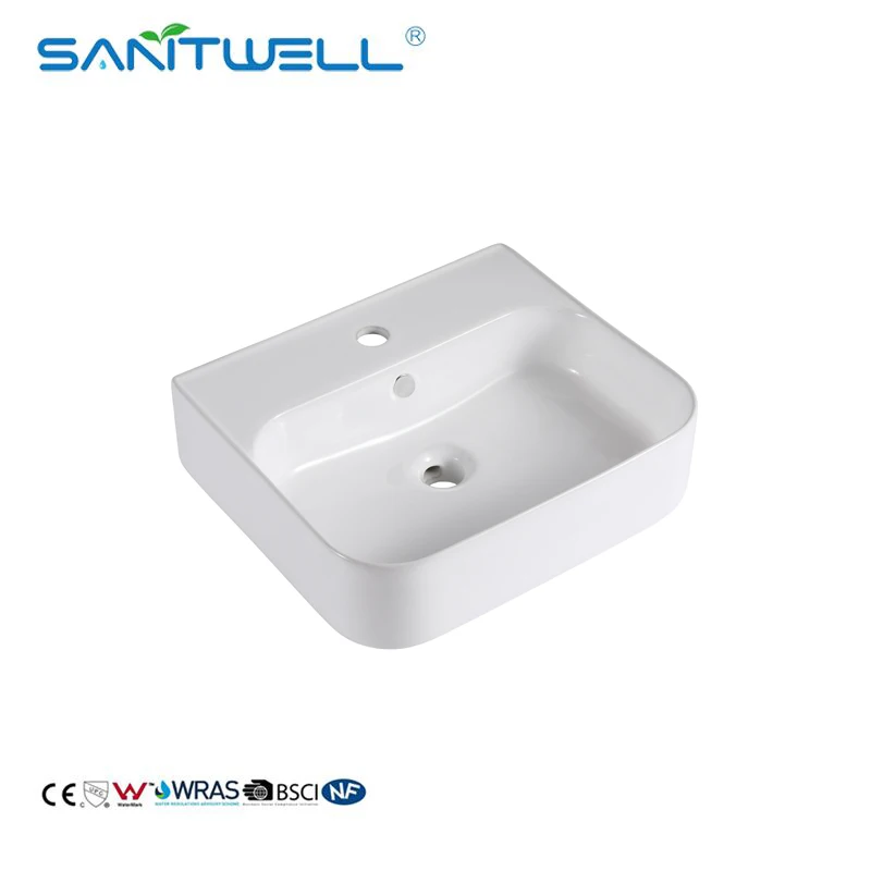 Modern Designs Standard Height Bathroom Ceramic Art Wash Basin Set For Dining Room