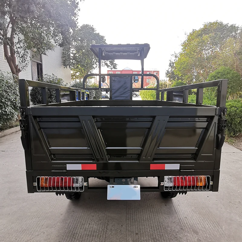 Tricycle factory dual water cooled engines gasoline petrol cargo tricycle motorcycle