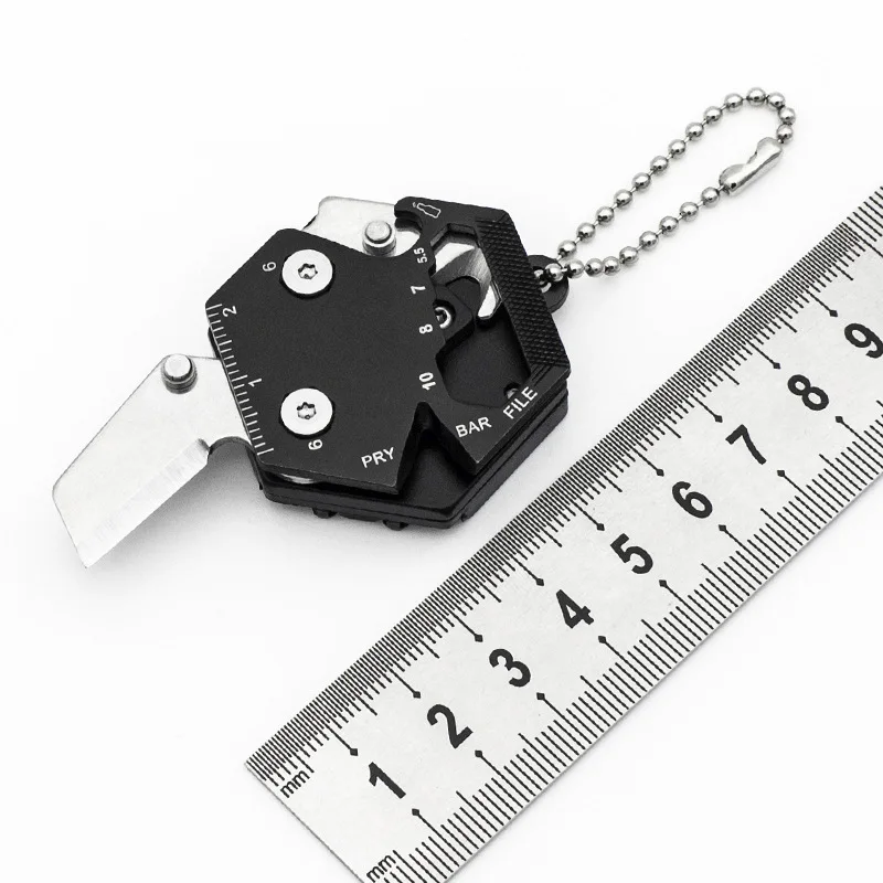 novelties 2024 multifunctional coin black mini pocket key gadget portable Portable