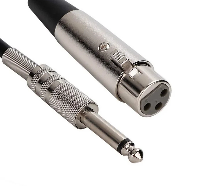 Professional Manufacturer of 6.35mm Male to 3P XLR Female Mono Cable