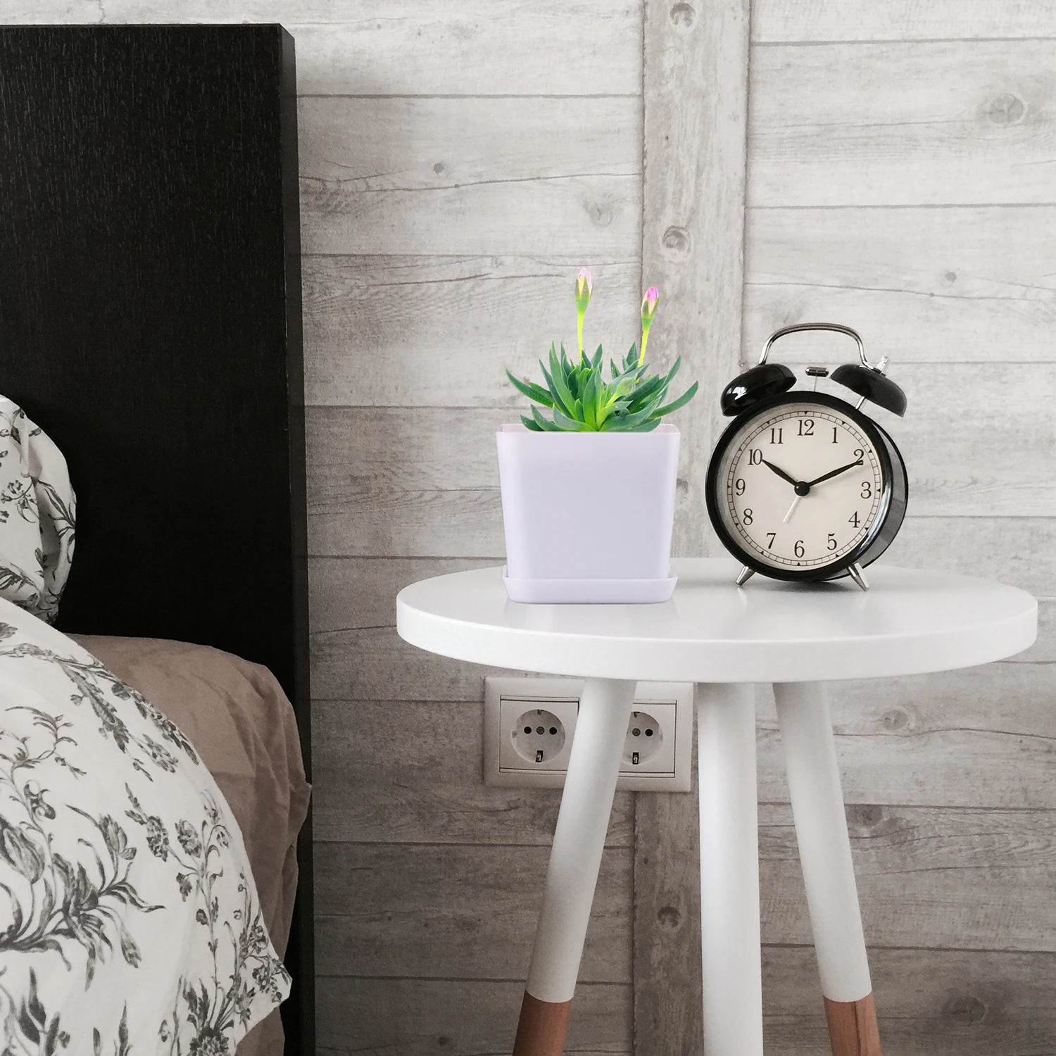 Plastic Drainage smart indoor garden Pot Modern Decorative Gardening Pot Herbs pots for Plants Flowers Herbs Succulents