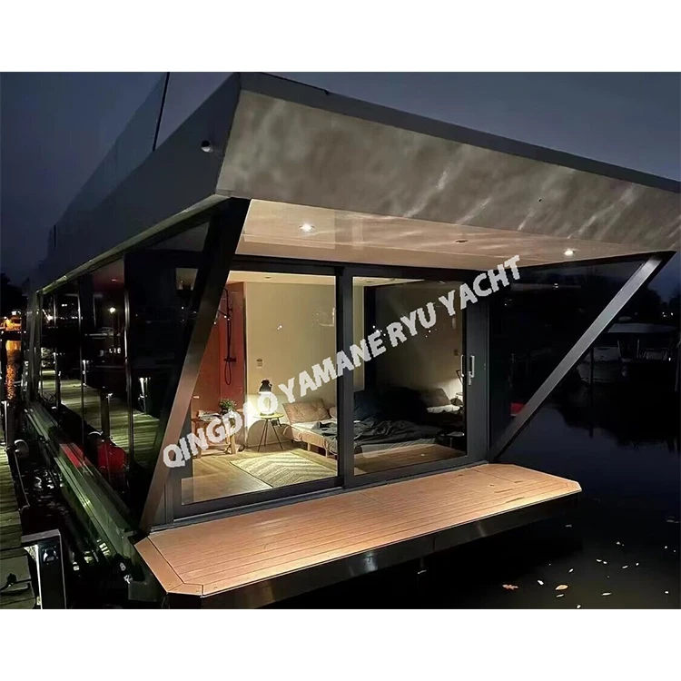 House Boat Floatnest Pontoon House Boat House Boat Luxury Aluminum With Engine