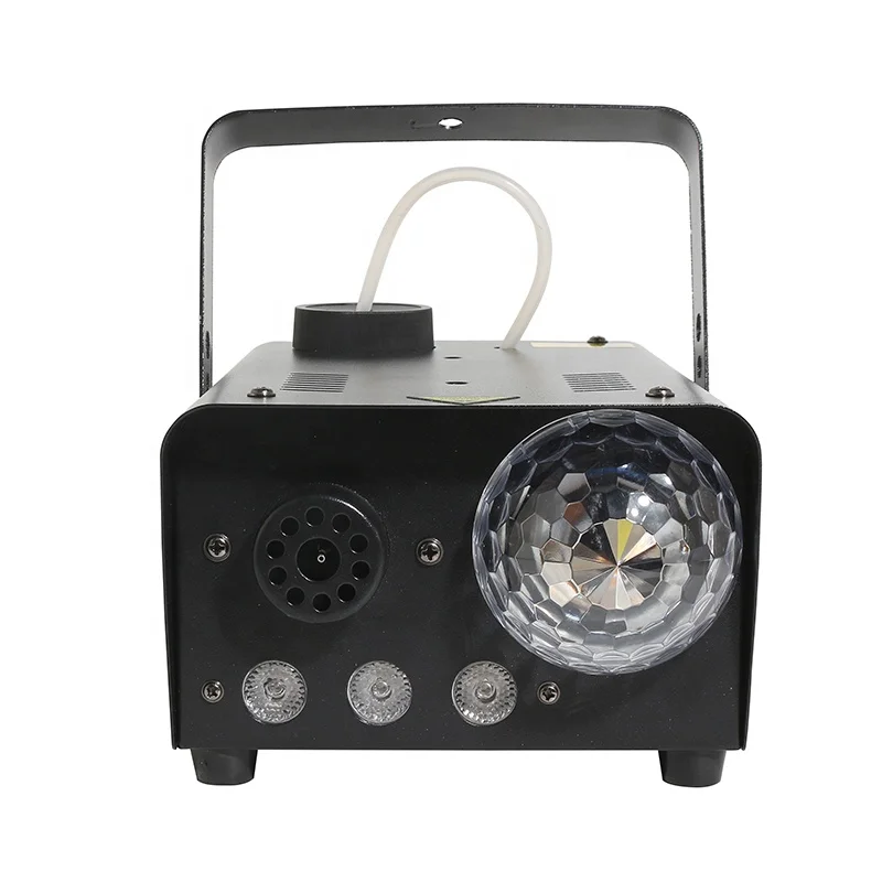 New Design DJ Party Led 500W RGB LED Fog Machine Mini Magic Ball 3in1 With Remote Control