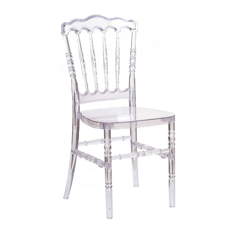 Фурнитура Foshan shunde chiavari из прозрачной смолы стул Шато Тиффани Наполеон для свадебной вечеринки в аренду