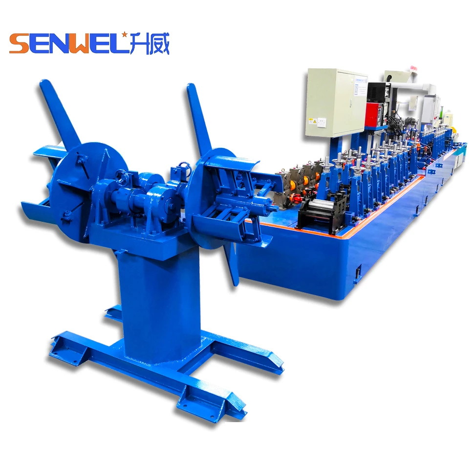 SENWEL Stainless Steel Metal Square Pipe production line/ tube weiding machine