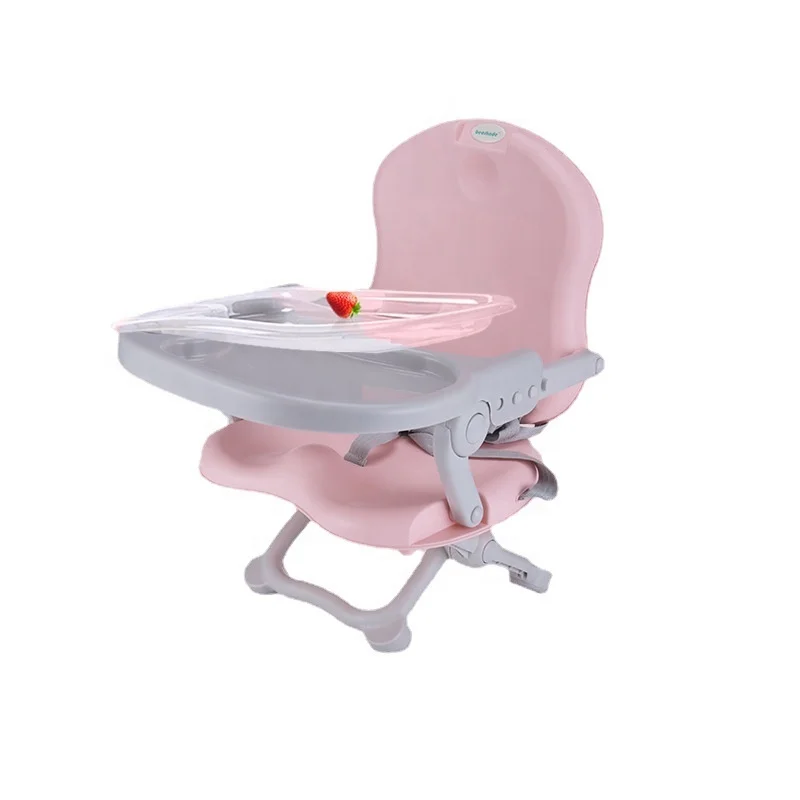 Kids Folding Dining Chair Baby Portable Booster Seat Adjustable Eating Chair