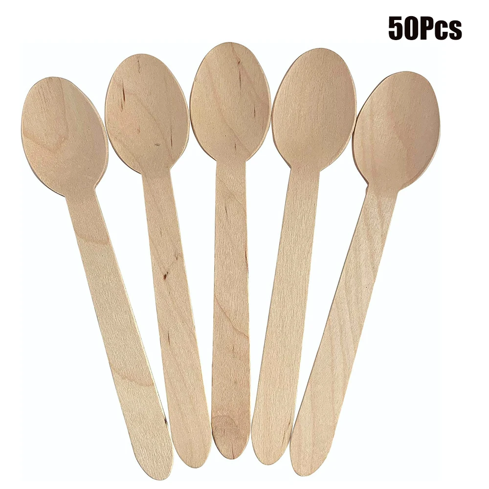 Hot selling, high-quality, affordable, disposable, independent packaging, wooden tableware set, fork and spoon