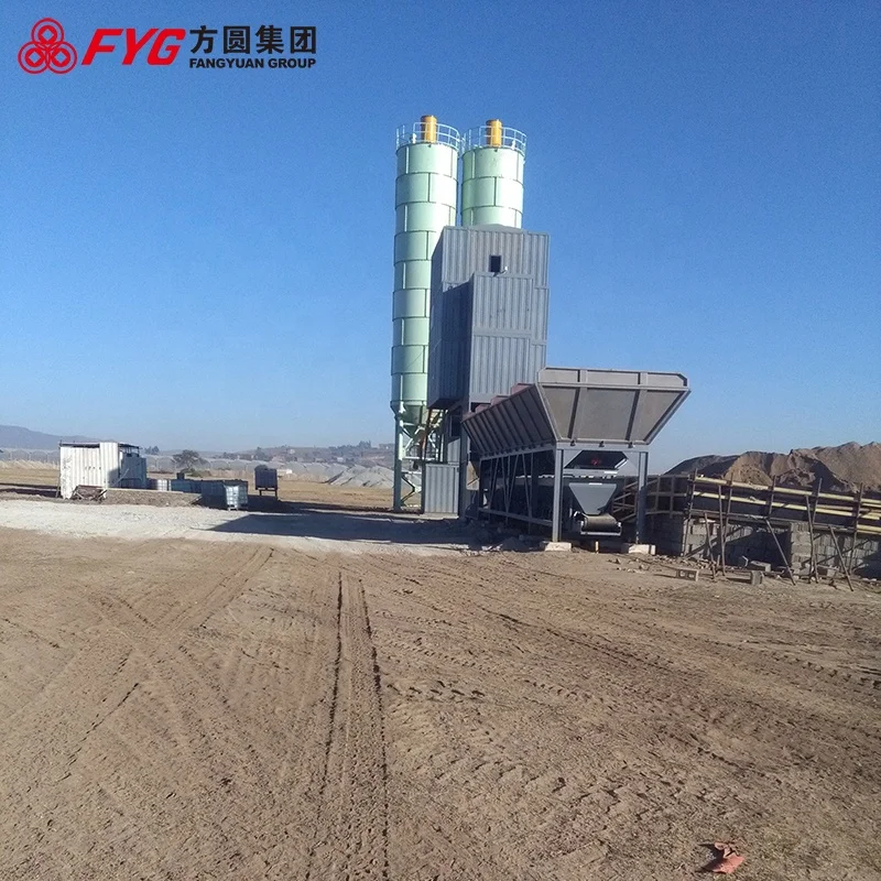 HZS90 Modular Container-Design Electric Mixing Plants New Condition Production Line with Core Motor Components