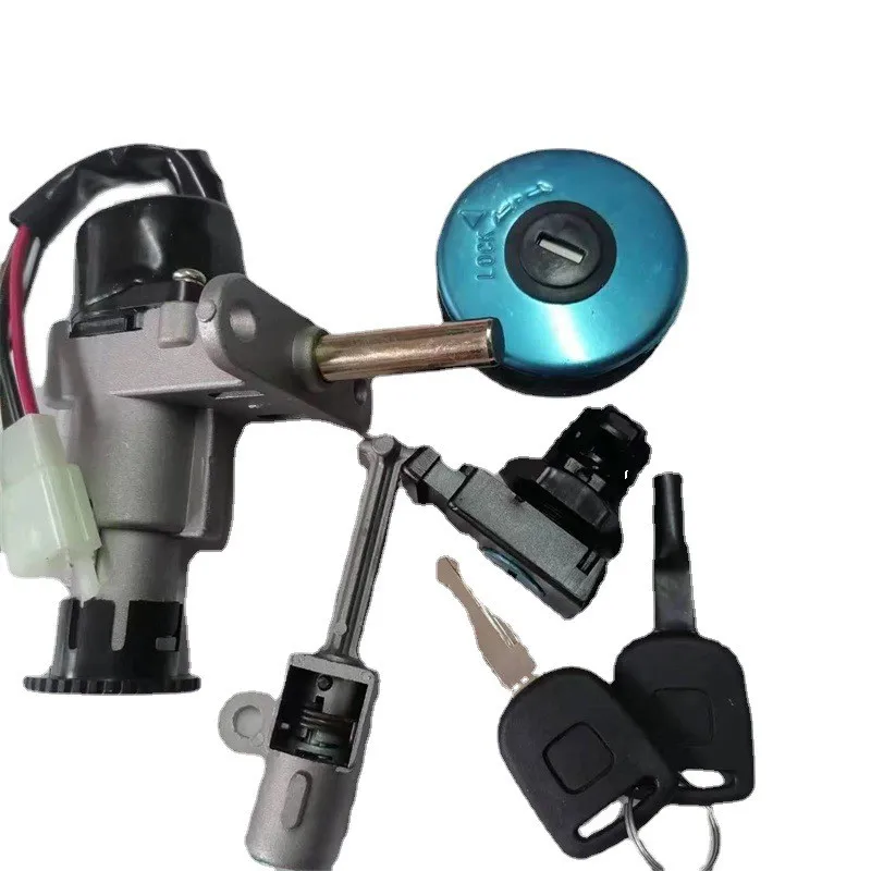 Wholesale motorcycle scooter ignition switch lock ZY125 fuel tank seat cushion lock sleeve lock