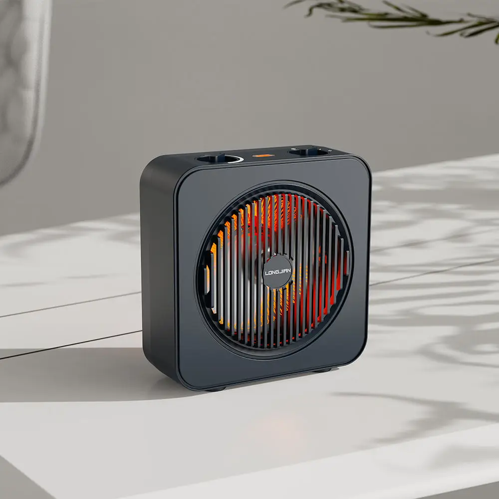 Portable Electric Fan Indoor Use Heater Electric Mini Space Fan Heaters