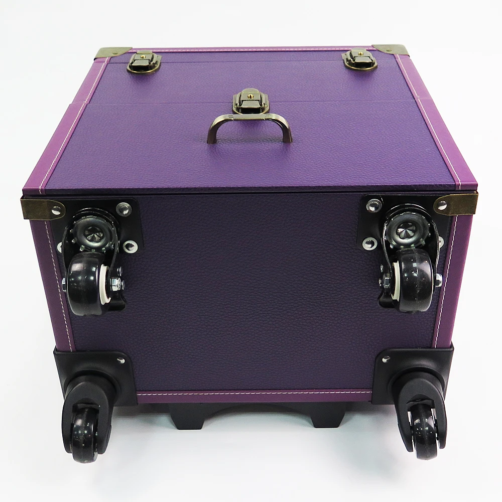 Makeup Trolley Case Professional Rolling Beauty Case With Drawers Makeup Train Case For Artist Travel Outdoor Factory Wholesale