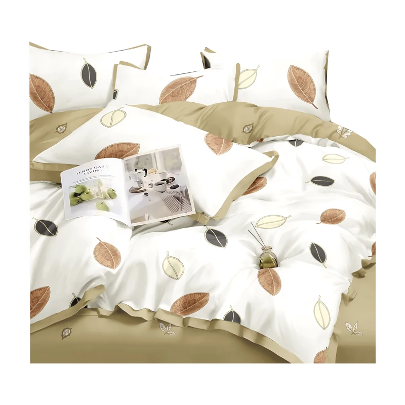 good quality pure cotton printed fabric home textile bedding