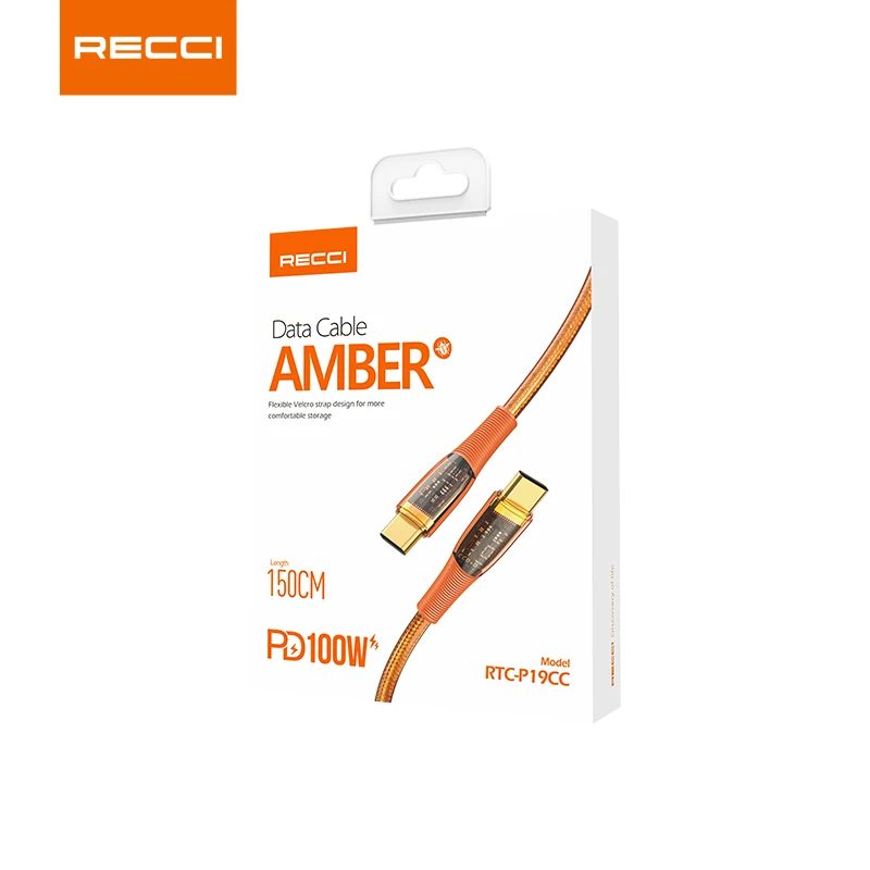 Nylon  Lighting C C Data Cable 6A PD100W PD60W USB A Type C Fast Charging Cable 5FT